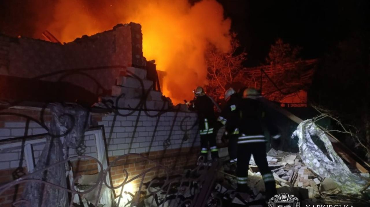 В Золочеве Харьковской области после удара беспилотников пострадали три человека